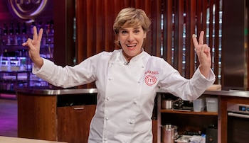 Anabel Alonso en el programa 'MasterChef'. (RTVE)