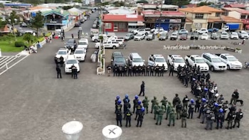 Autoridades costarricenses vigilan por aire y tierra la provincia de Cartago en operativo contra delitos y narcomenudeo