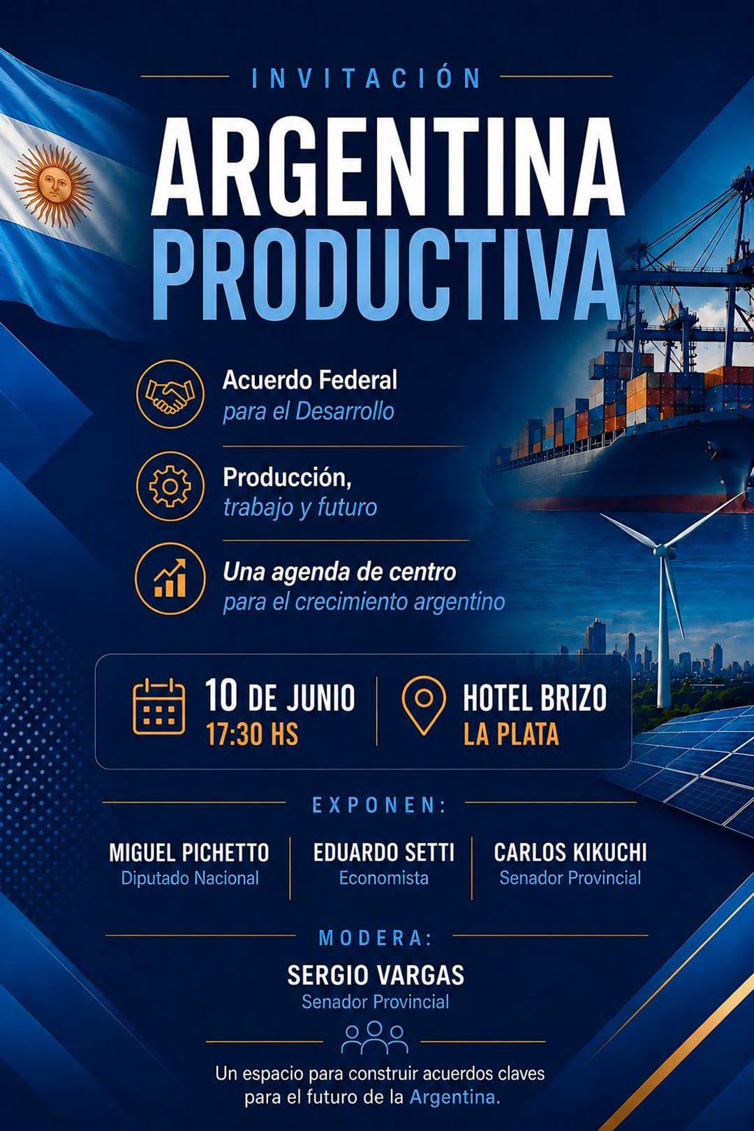 El afiche promociona el evento