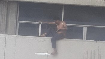 Bomberos evitaron que un hombre