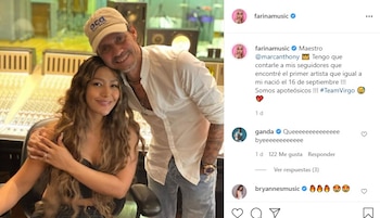 Farina y Marc Anthony .