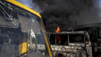 Al menos nueve muertos en un ataque de Ucrania contra un autobús en Lugansk