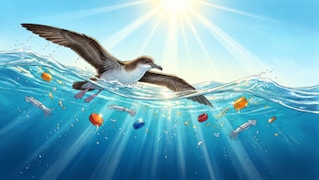 Crisis en el océano: un seguimiento de 15 años detectó una acumulación récord de basura en aves marinas