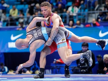 Stäbler in action at the