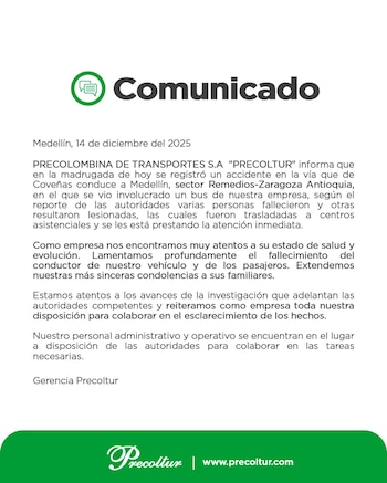 La empresa Precoltur, dueña del