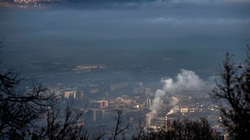 El aire de Skopje, "insalubre"