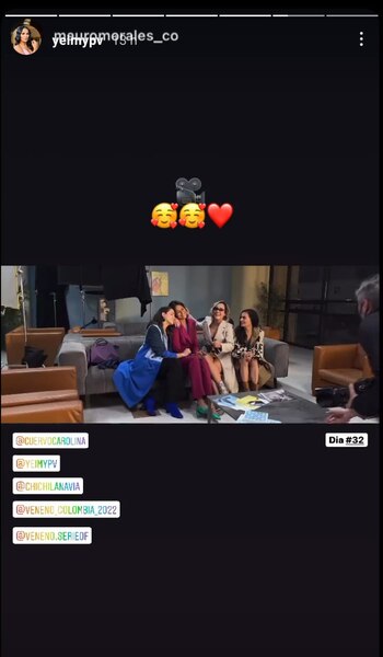 Historias en Instagram de Yeimy