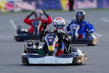 Max en la competencia contra 100 pilotos (Foto: Bradley Collyer/PA vía AP)