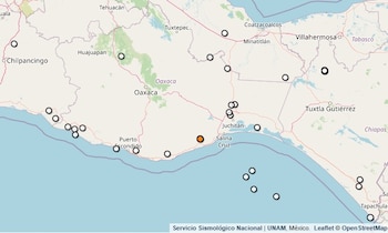 Temblor reportado en Oaxaca. (SSN)