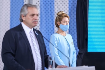 Alberto Fernández y Fabiola Yañez