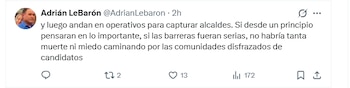 Adrián LeBarón se lanza contar reforma por doble nacionalidad: (Capturas de pantalla)