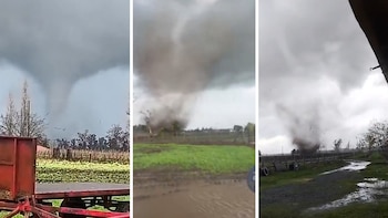 Un tornado arrasó varias viviendas en el sur de Chile con vientos de hasta 178 km/h