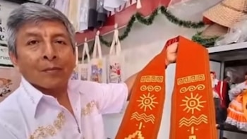 Papa León XIV: assí se elaboró durante 25 días la estola que artesanos de Monsefú preparan para el sumo pontífice