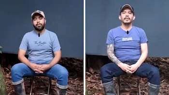 ELN entregó pruebas de supervivencia de los policías Yordin Pérez y Frankie Hoyos; le enviaron un mensaje al presidente Petro