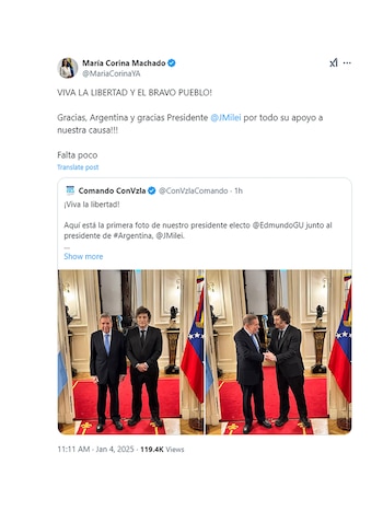 El mensaje de María Corina