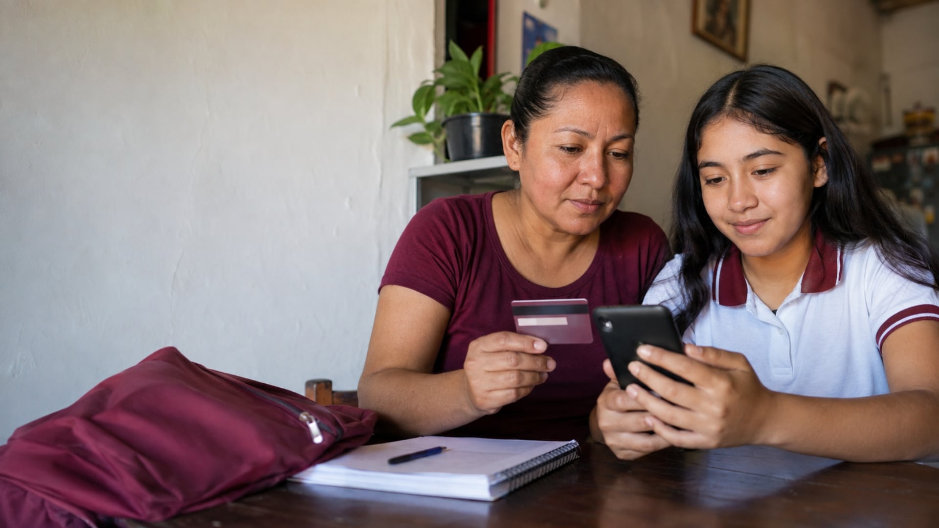 Las familias deberán realizar el registro en línea de la Beca Rita Cetina y esperar la validación de sus datos para recibir la tarjeta del Banco del Bienestar