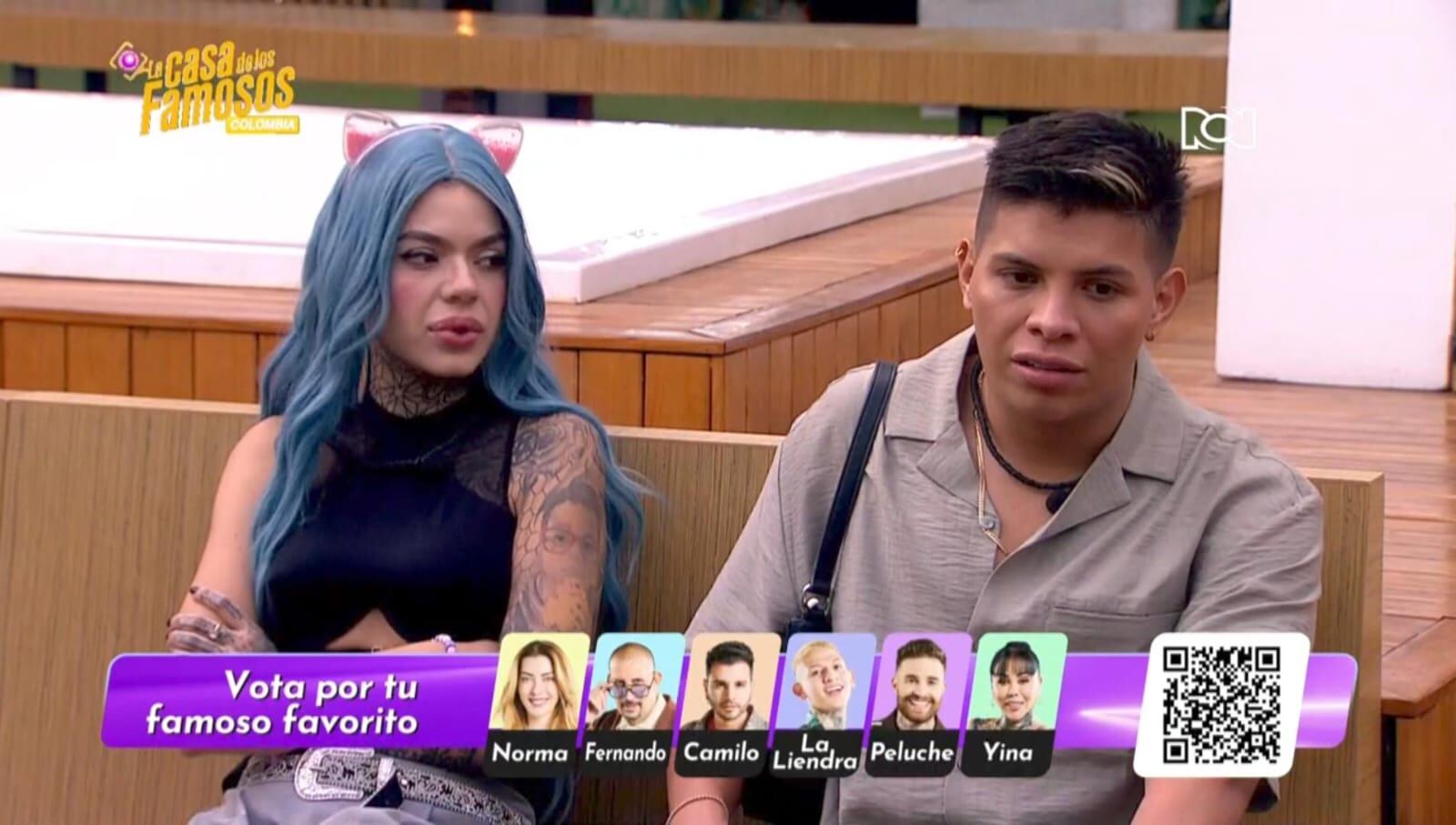 Emiro reconoció que es mejor que se vaya Camilo - crédito Emisión La casa de los famosos Colombia / Canal RCN