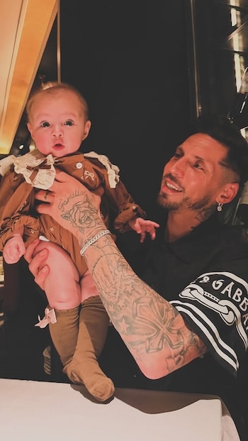 José Sosa y su hija Aitana en Madrid