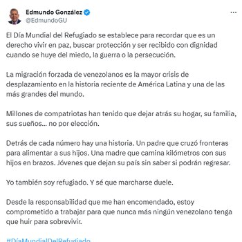 Edmundo González Urrutia reafirmó su