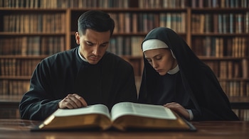 Los sacerdotes y las monjas