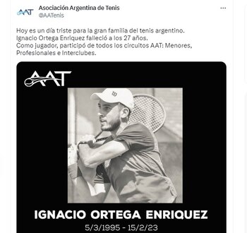 Parte del comunicado de la