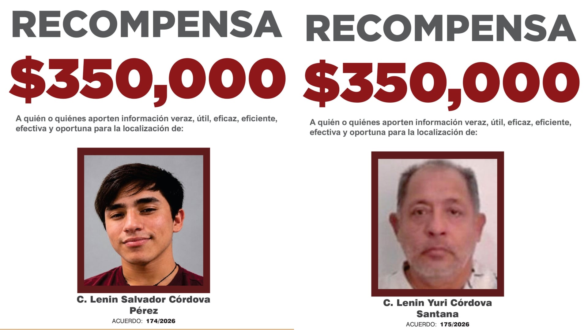 Fiscalía de Veracruz ofrece recompensa de 350 mil pesos por el presunto feminicida de la doctora Cristina Ramos: el padre también es buscado