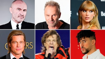 Phil Collins, Sting, Taylor Swift,