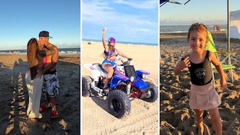 Tamara Báez mostró su escapada