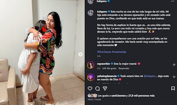 Tula Rodríguez pide oraciones por