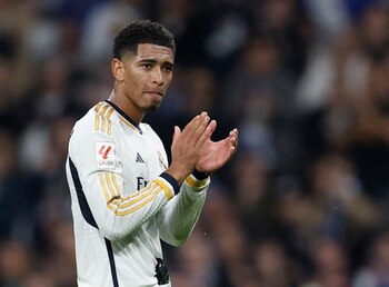 Soccer Football - LaLiga - Real Madrid v Atletico Madrid - Santiago Bernabeu, Madrid, Spain - February 4, 2024 Real Madrid's Jude Bellingham walks off the pitch after been substituted REUTERS/Juan Medina