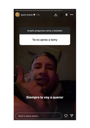 L-Gante habló de la relación