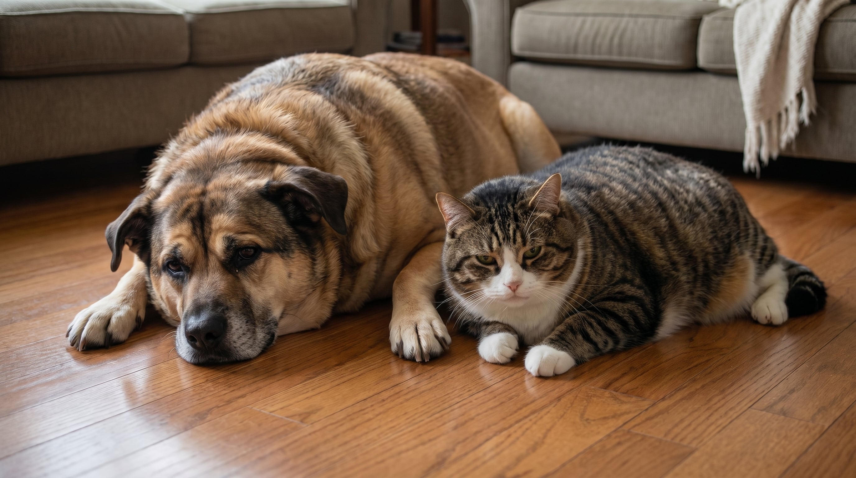 La obesidad canina se relaciona con osteoartritis, diabetes y trastornos respiratorios, y afecta la calidad de vida de los perros (Imagen Ilustrativa Infobae)
