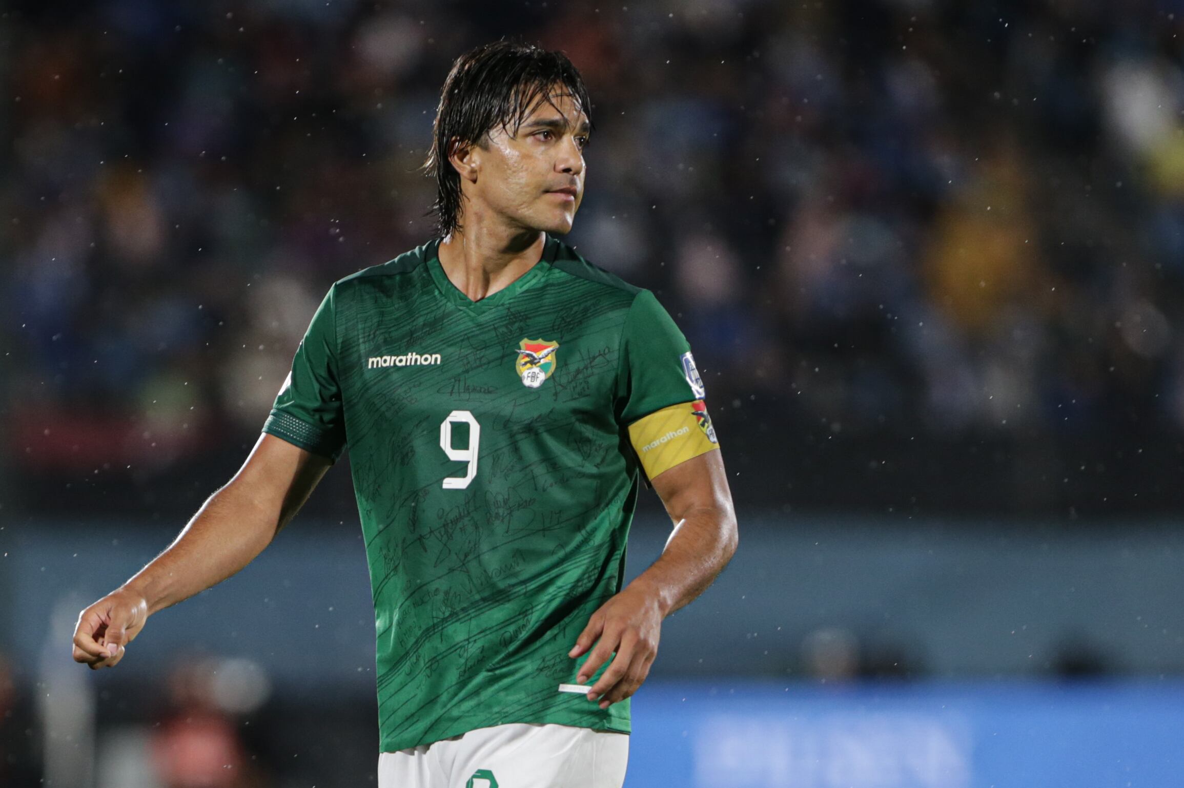 Marcelo Moreno Martins es el jugador con más goles y partidos en la selección de Bolivia y sueña con volver a jugar en la Verde el repechaje para el Mundial 2026 (EFE/ Gastón Britos)