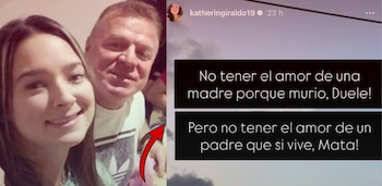 Katherin Giraldo, media hermana de la cantante, compartió un mensaje en sus redes sociales - crédito @letengoelchisme/Instagram