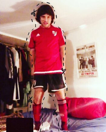 Joaquín Levinton, fanático de River