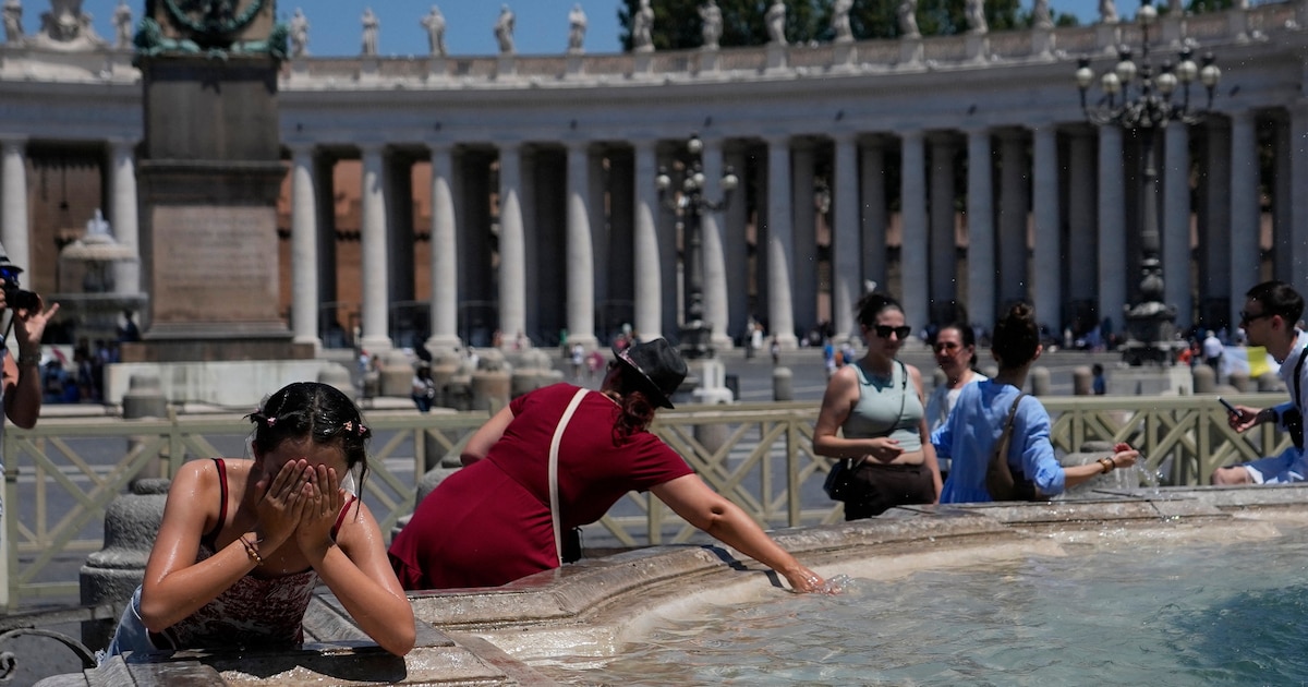 The extreme heat wave asphyxiates Europe: more than 130 million people face temperatures above 35 ° C