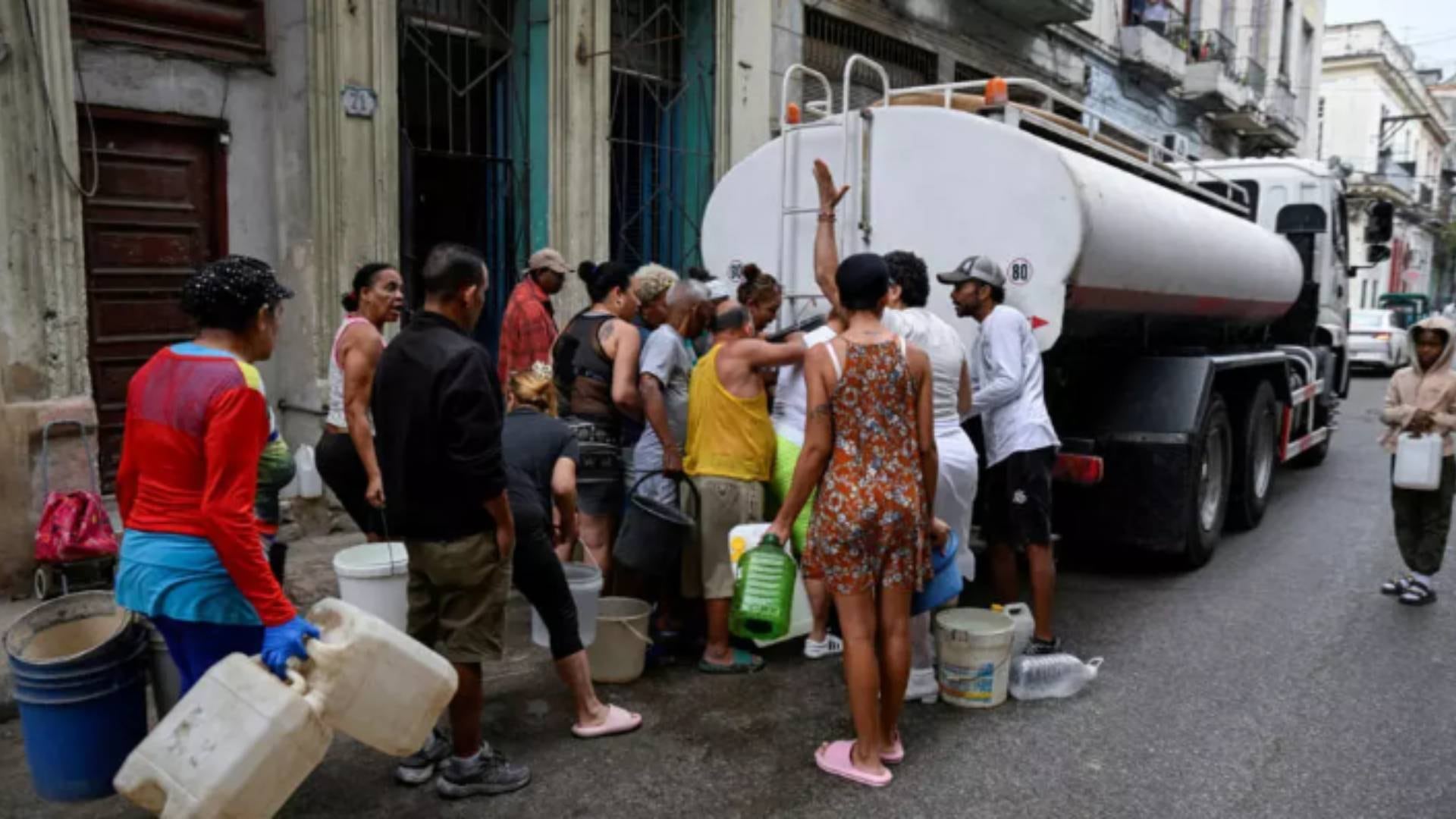 Crisis de agua en Cuba