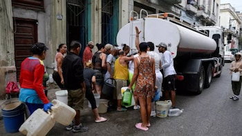 Crisis de agua en Cuba -