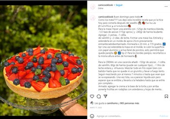 Las recetas de Camila Homs