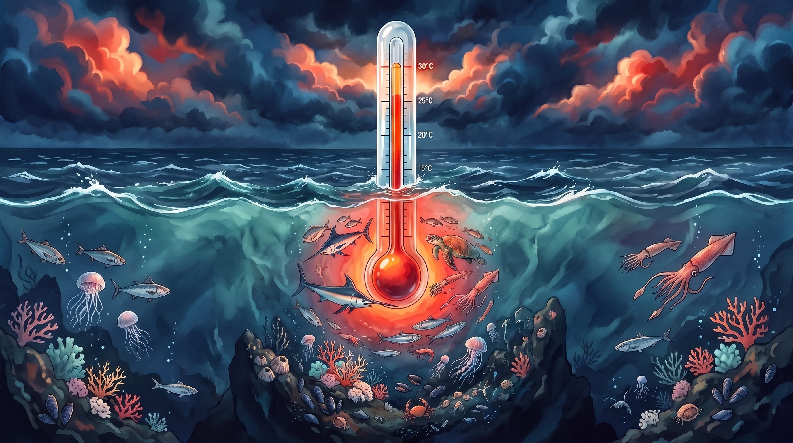 Las estimaciones previas situaron el umbral de la AMOC en 4 grados, pero el nuevo análisis muestra que el ritmo modifica ese límite teórico(Imagen Ilustrativa Infobae)