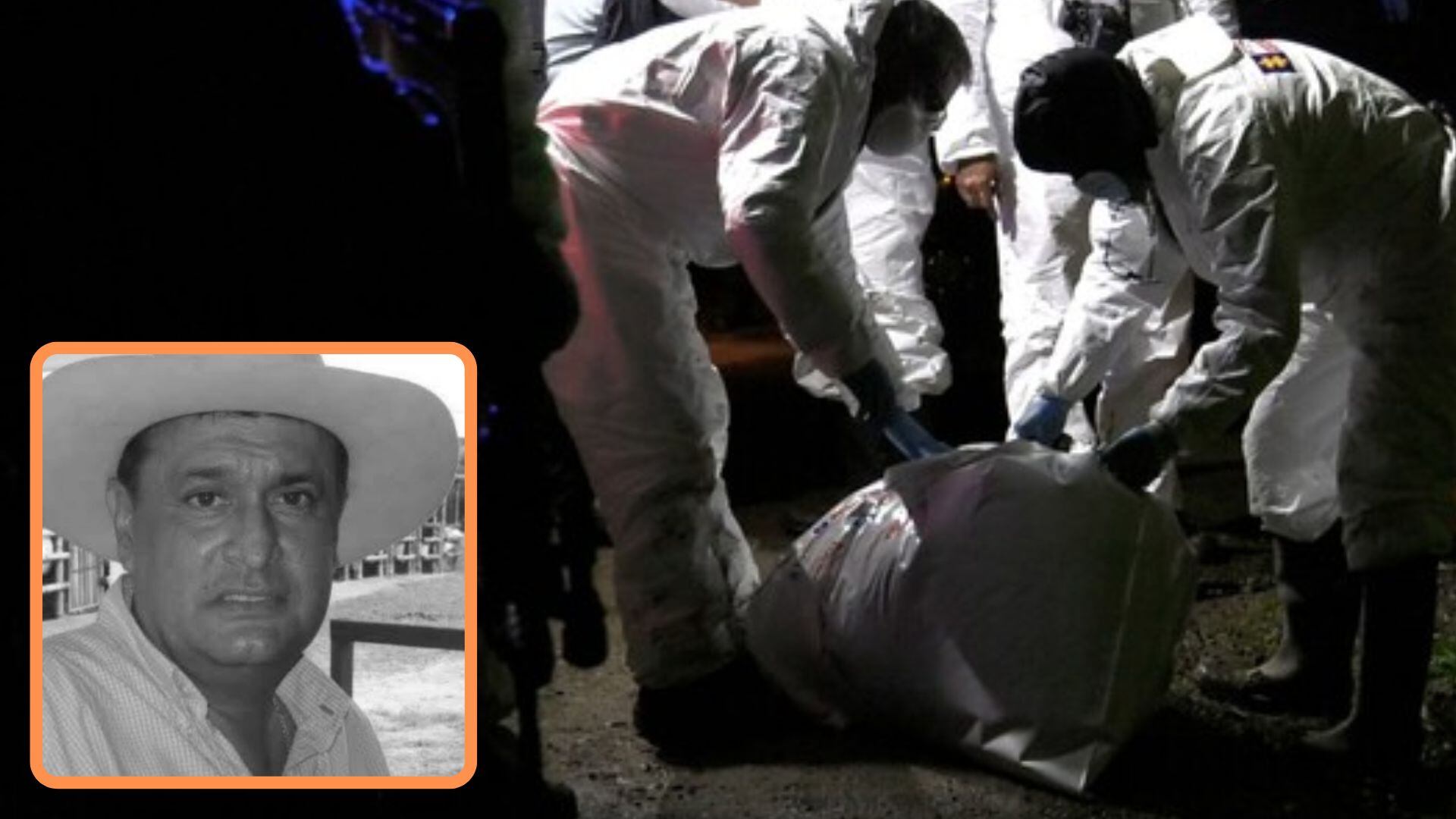 El ganadero fue asesinado junto a uno de sus trabajadores - crédito Fiscalía General de la Nación / Colprensa