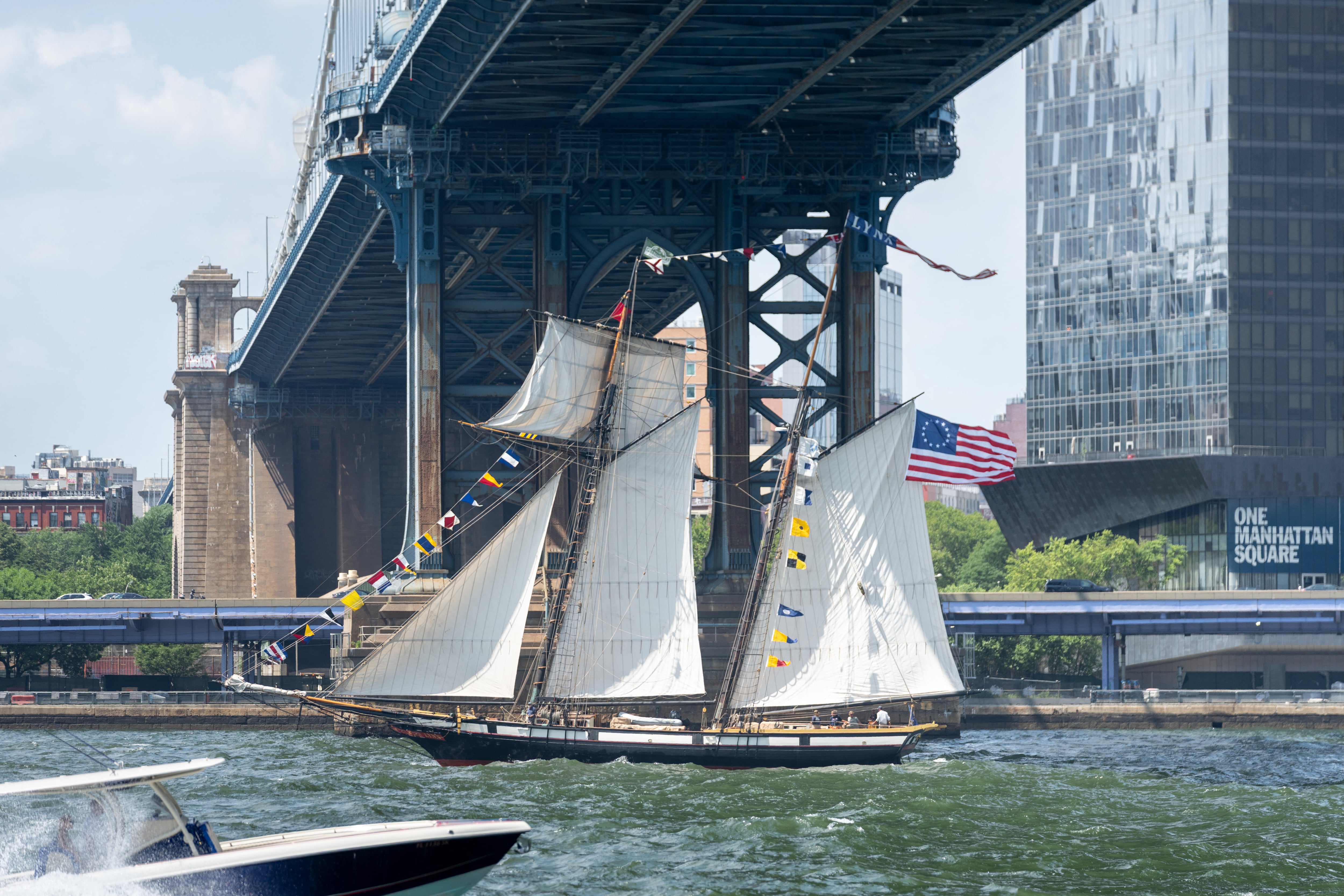 Nueva York concentra las celebraciones del 4 de julio con el Sail4th 250 por el 250 aniversario de Estados Unidos (Photo by Jeremy Weine / GETTY IMAGES NORTH AMERICA / Getty Images via AFP)