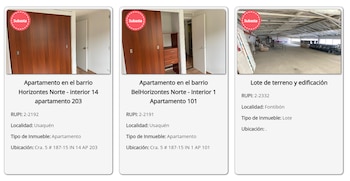 La oferta de inmuebles del Distrito reúne opciones en distintas zonas de Bogotá y el precio varía según el tipo de bien, la localización, el tamaño y el avalúo comercial - crédito Portal Inmobiliario de Bogotá