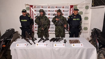 Fuerzas Militares se enfrentaron a presuntos miembros del Clan del Golfo en el Cesar: hubo dos capturados y un arsenal incautado