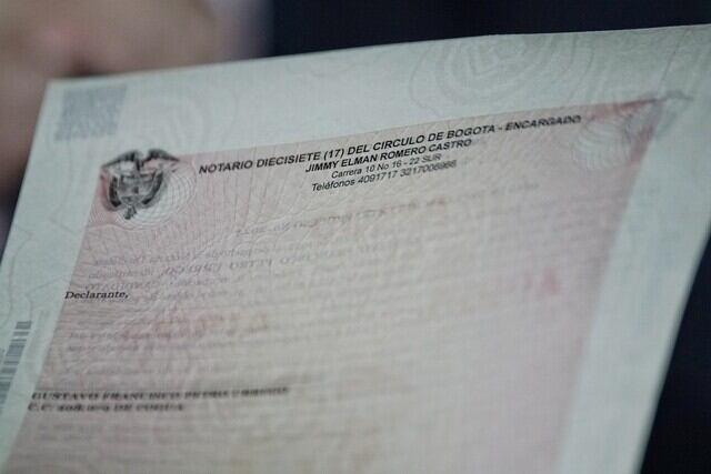 Los trámites en las notarías otorgan validez y fuerza probatoria a los documentos - crédito Colprensa