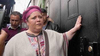 Una de las colaboradoras del