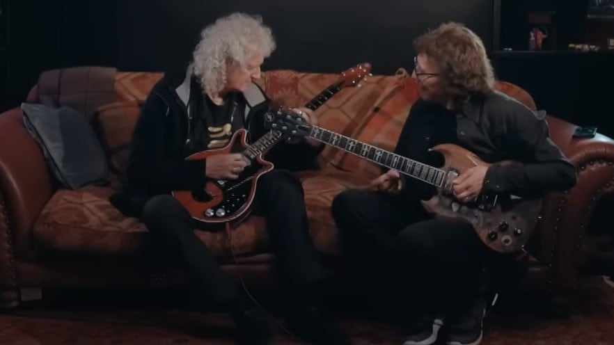 La colaboración entre Tony Iommi y Brian May en “Death Wake” celebra una amistad de casi seis décadas y suma un nuevo capítulo en la historia del rock (Créditos: Youtube/Total Guitar)