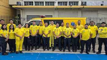 La organización opera todos los días de la semana y también realiza traslados de embarazadas, tras participar en respuestas a terremotos, huracanes, deslaves como el de Montebello y siniestros viales (Foto cortesía Comandos de Salvamento)