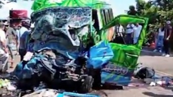 Accidente en la vía Villavicencio - Puerto López deja un muerto y al menos 12 heridos: hay niños involucrados en el siniestro