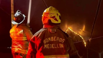 Globo de mecha cayó en